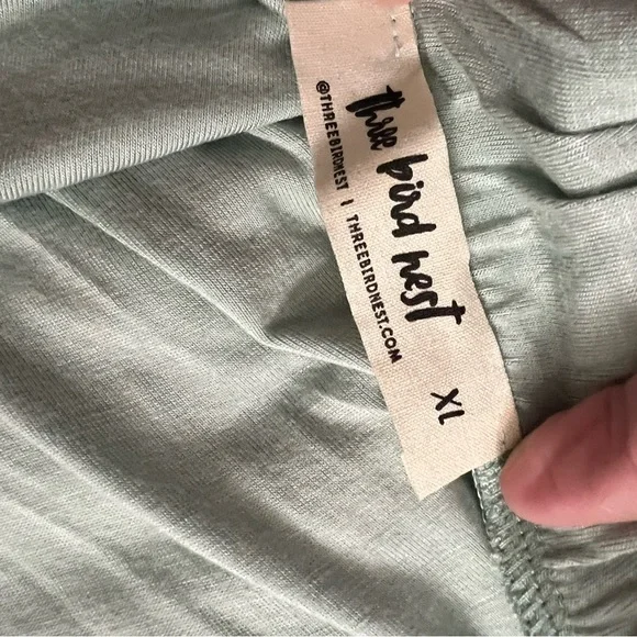 Three Bird Nest - Forever Beaty Maxi Skirt in Sage - Picture 2 of 5